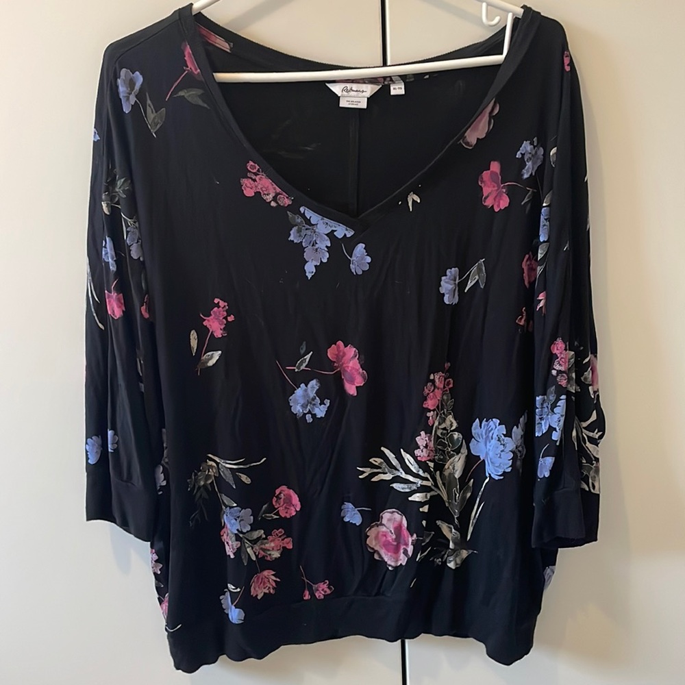 REITMANS relaxed fit floral blouse 💐 Euc